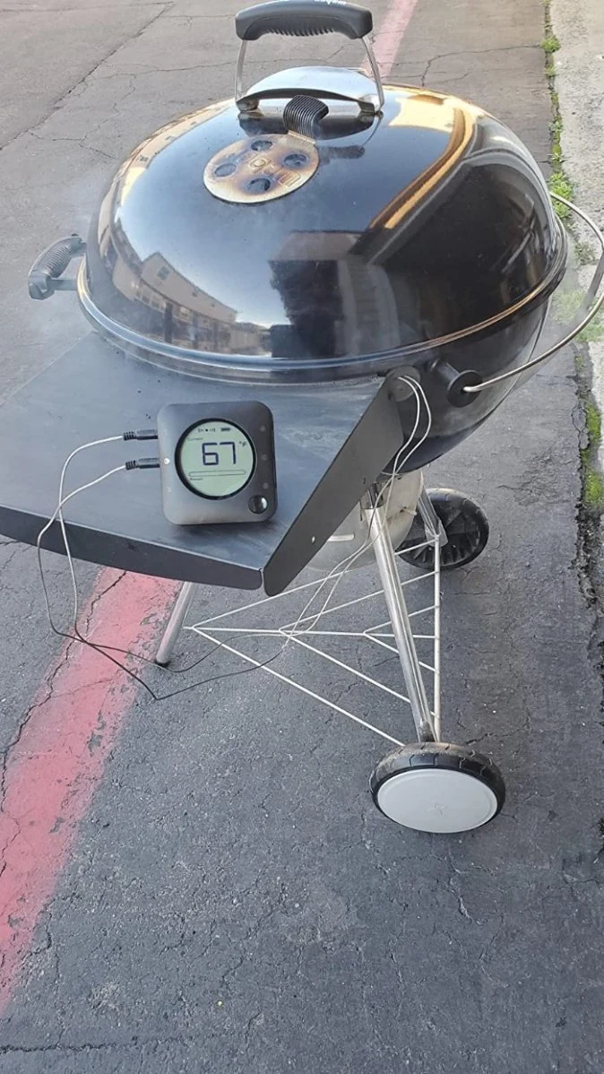 6 van de het Vleesthermometer van de vleessonde Draadloze van het het Voedselvlees Kokende de Thermometerradio voor de Grillthermometer van de Rokersbarbecue